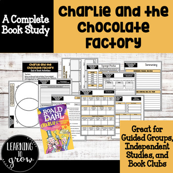 Preview of Charlie and the Chocolate Factory - Book Study
