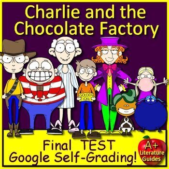 Preview of Charlie and the Chocolate Factory Test - Characters, Events, Plot, Theme, etc.