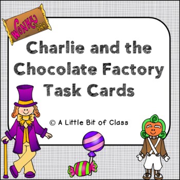 Preview of Charlie and the Chocolate Factory Task Cards