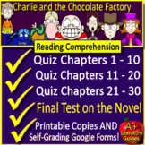 Charlie and the Chocolate Factory Chapter Quizzes and Final Test