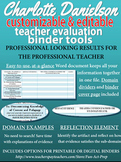 Charlotte Danielson Teacher Evaluation (APPR) Editable At-