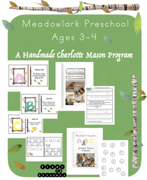 Preview of Charlotte Mason Preschool: Phonics, Montessori, Booklist, & Bible-Based