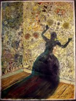 Preview of Charlotte Perkins Gilman: "The Yellow Wallpaper" Artistic Activity- Literate Art