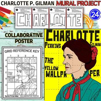 Preview of Charlotte Perkins Gilman collaboration poster Women’s History Month Craft