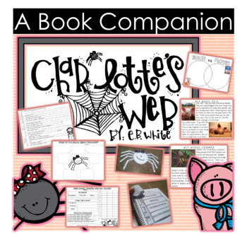 Preview of Charlotte's Web {A Book Companion, Informational Text & Craft}