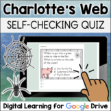 Charlotte's Web Book Quiz Comprehension Questions Digital 