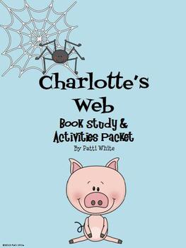Preview of Charlotte's Web Book Study & Activities Packet