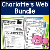 Charlotte's Web Bundle: Final Test, Book Report Project, W