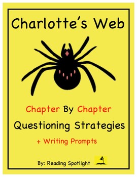 Preview of Charlotte's Web: Questions & Writing Prompts For Each Chapter