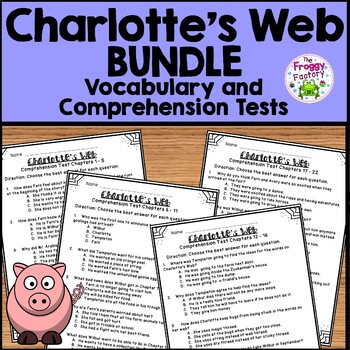 Preview of Charlotte's Web Test Bundle Print Version