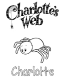 Charlotte's Web Coloring Page - Charlotte