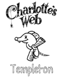 Charlotte's Web Coloring Page - Templeton