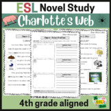 Charlotte's Web ESL Novel Study | Simplified Text, Vocabul