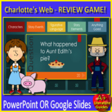 Charlotte's Web Game - Test Review Activity for PowerPoint
