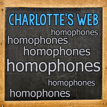 Preview of Charlotte's Web: Homophones for Grammar Gurus