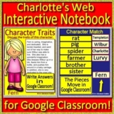 Charlotte's Web Digital Interactive Notebook 30 Google Sli
