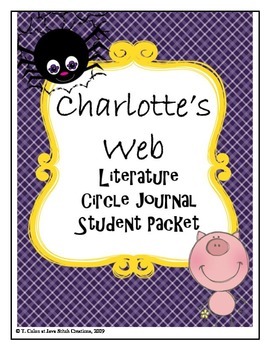 Preview of Charlotte's Web Literature Circle Journal Student Packet