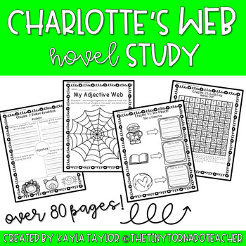 Preview of Charlotte's Web Novel Study