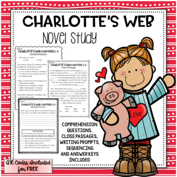 Preview of Charlotte's Web Novel Study BUNDLE