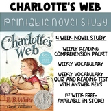 Charlotte's Web Printable Novel Study