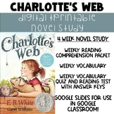 Charlotte's Web Printable and Digital Novel Study