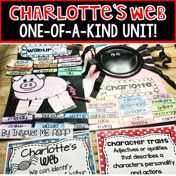 Preview of Charlotte's Web Novel Study