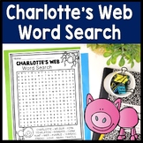 Charlotte's Web Word Search Activity with Answer Key