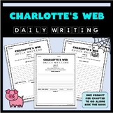 Charlotte's Web Writing Prompt Set - Writing Prompts for E