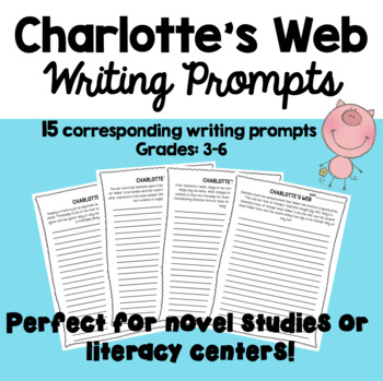 Preview of Charlotte's Web Writing Prompts