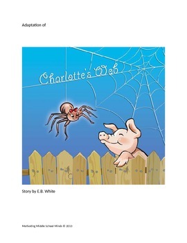 Preview of Charlotte's Web adapted for students with disabilities