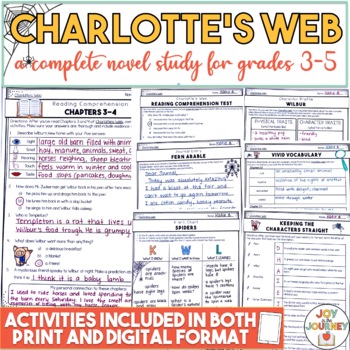 Preview of Charlotte's Web | Print and Digital