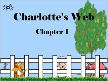Preview of Charlotte's Web Chapter 1 "Before Breakfast" Mimio FREEBIE