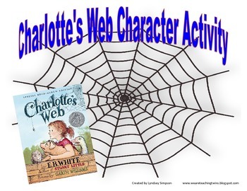 Preview of Charlotte's Web Character Activity