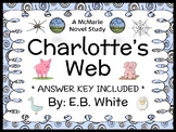 Charlotte's Web (E.B. White) Novel Study / Comprehension  