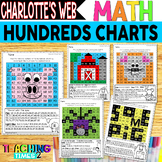 Charlotte's Web  Hundreds Charts | MATH CENTERS | MATH REVIEW