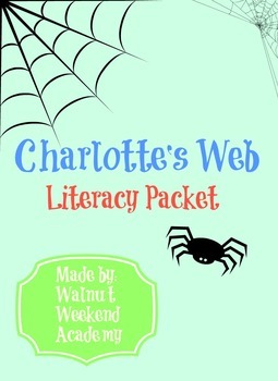 Preview of Charlotte's Web Literacy Unit