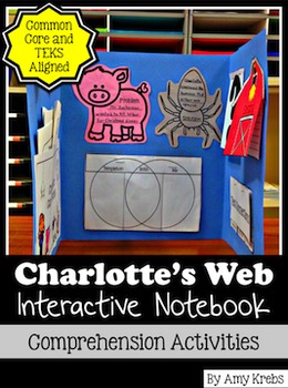 Preview of Charlotte's Web Novel Study: Lap Book