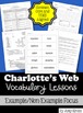 charlottes web vocabulary lessons and activities by inspiration 4