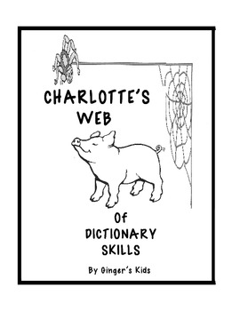 Preview of Charlotte's Web of Dictionary Skills