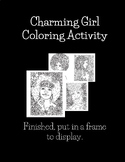 Charming Girl Coloring Activity