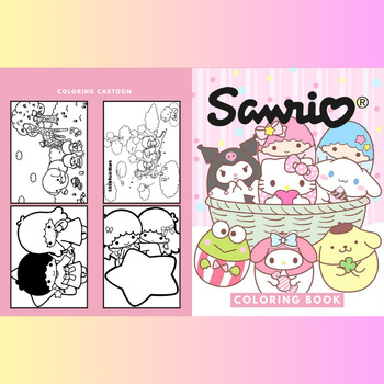 Sanrio Coloring Pages for Students Preschool Pre-K Kinder 1st 5th
