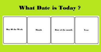 Preview of Chart The Date