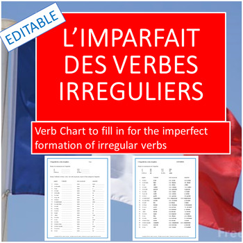 French Reward Rulers : Irregular Verbs (Pack of 12)