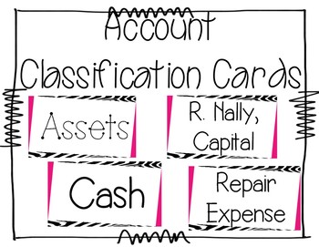Preview of Chart of Accounts - Account Classification Cards