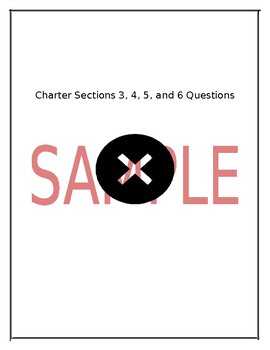 Preview of Charter Sections 3, 4, 5, and 6