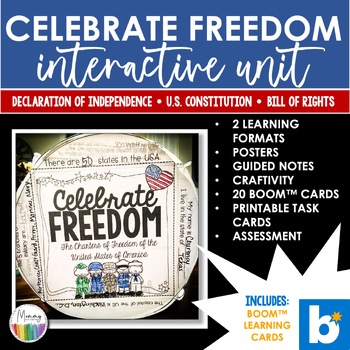 Preview of Celebrate Freedom | Declaration of Independence, Constitution, Bill of Rights