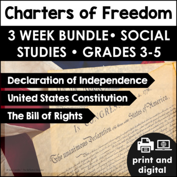 Preview of Declaration of Independence | U.S. Constitution | Bill of Rights BUNDLE