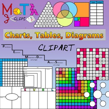 Preview of Charts, Tables and Diagrams Clipart