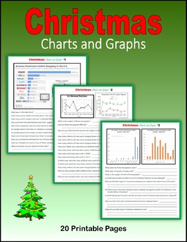 Preview of Charts and Graphs - Christmas 