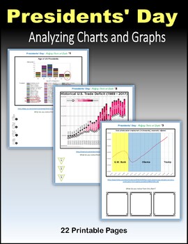 Preview of Charts and Graphs - Presidents' Day